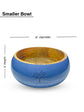 Gratitude Tree Wooden Bowls - Blue